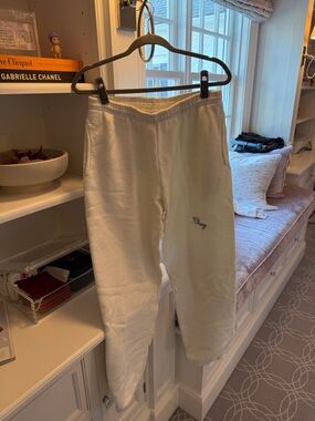 Cherry LA Off-White Fleece Lounge Pants